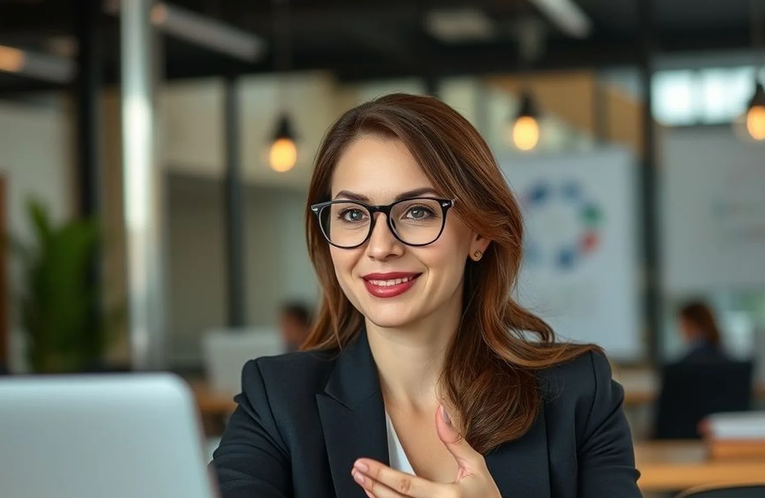 Work-life balance businesswoman imagery